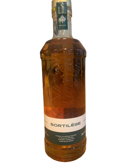 Liqueur de whisky et de sirop d'érable originale Sortilege 750 ml